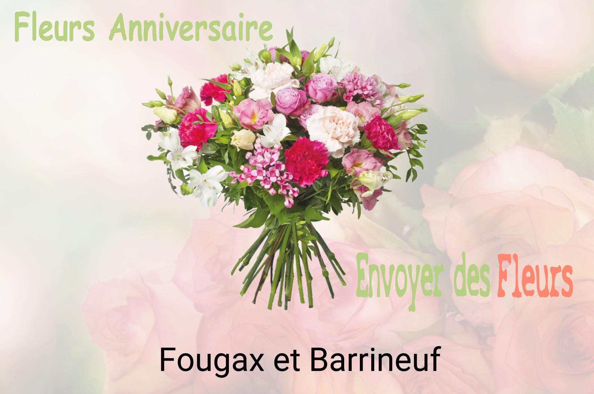 Bouquet de fleurs d’anniversaire livré à Fougax-et-Barrineuf